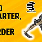 Recover Tactical pistol upgrade kit with the text 'Mod Smarter, Not Harder' featured on a yellow background.